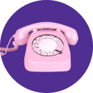 Roze telefoon